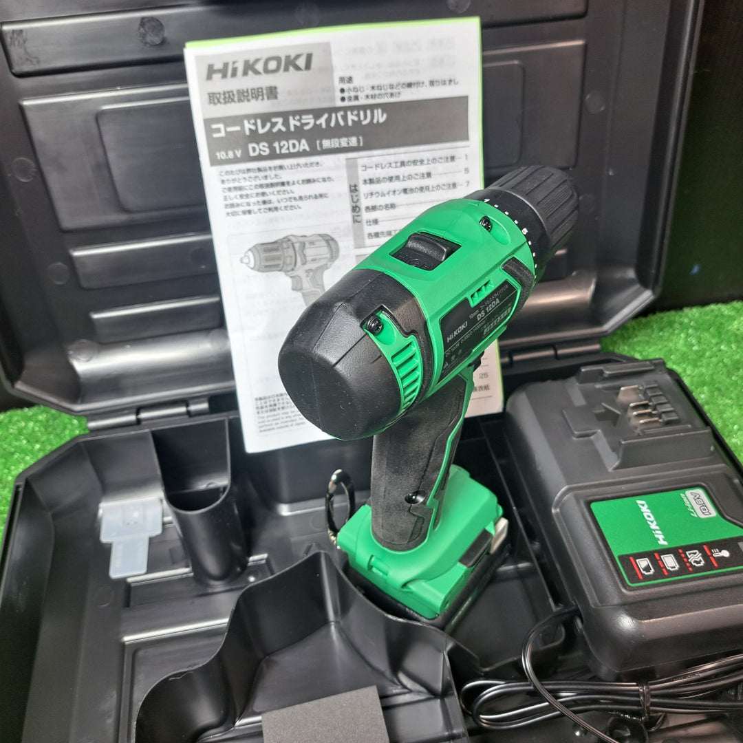 【美品】◇ハイコーキ(HIKOKI ※旧:日立工機) コードレスドリルドライバー DS12DA(2BS)【岩槻店】