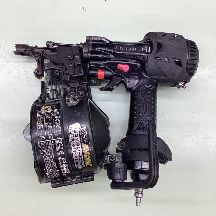 〇ハイコーキ(HIKOKI ※旧:日立工機) 高圧エア釘打ち機 NV65HMC　ブラック【越谷店】