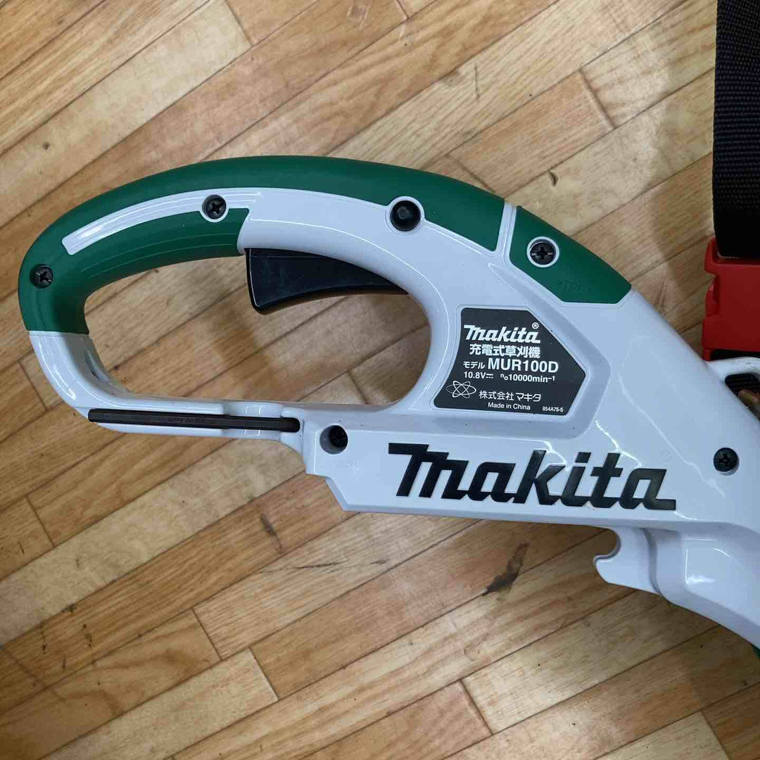 送料無料【中古品】マキタ makita 充電式草刈機 ループハンドル 樹脂刃 10.8V バッテリ・充電器別売 MUR100DZ【柏店】