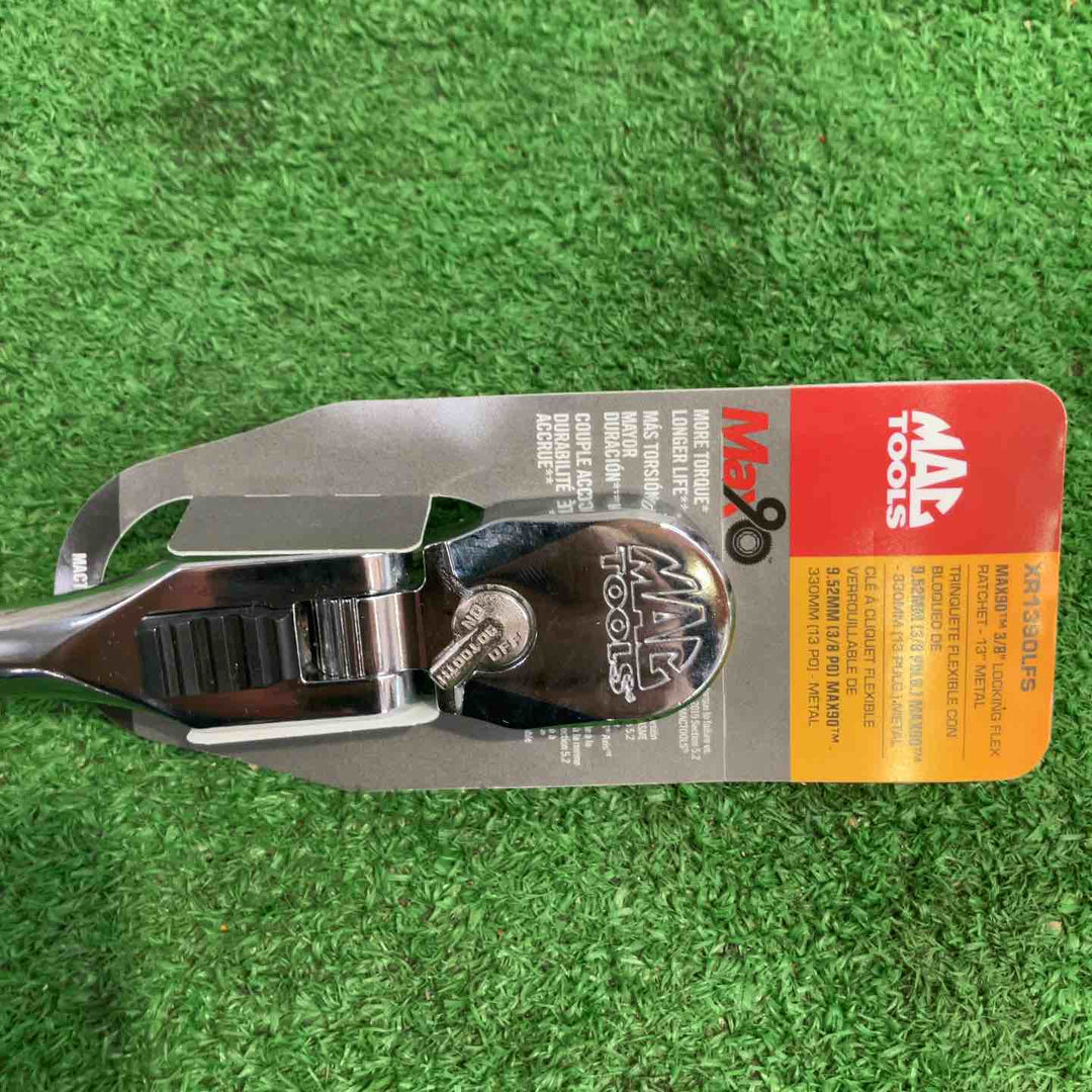 ◇MAC TOOLS MAX90 3/8"ドライブ13"メタルハンドル ラチェット XR1390LFS【町田店】