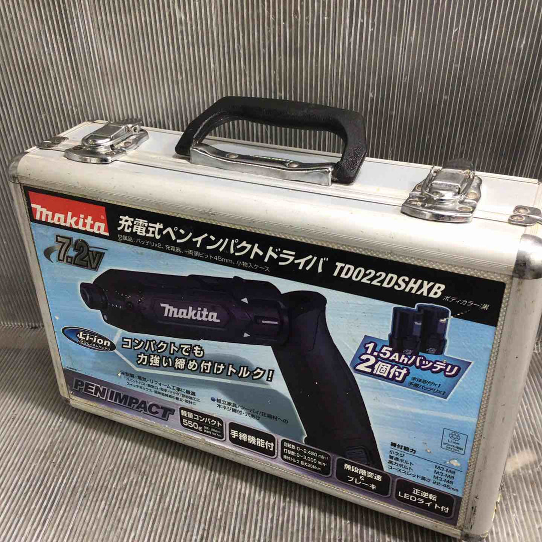 【中古】マキタ(makita) コードレスペンインパクトドライバー TD022DSHXB【草加店】