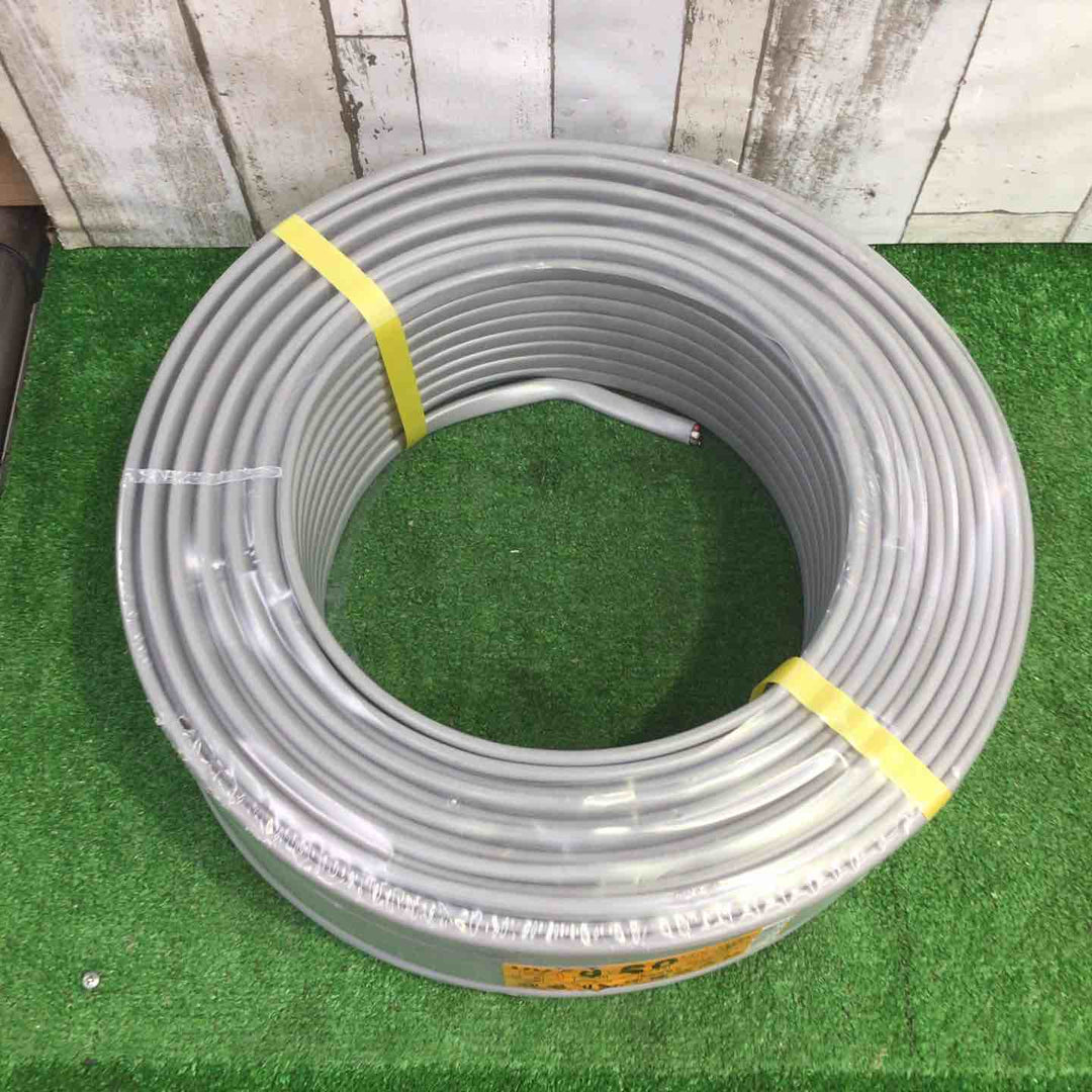 愛知電線 VVFケーブル 3×2.0mm 100m 赤白黒 2026年8月製【町田店】