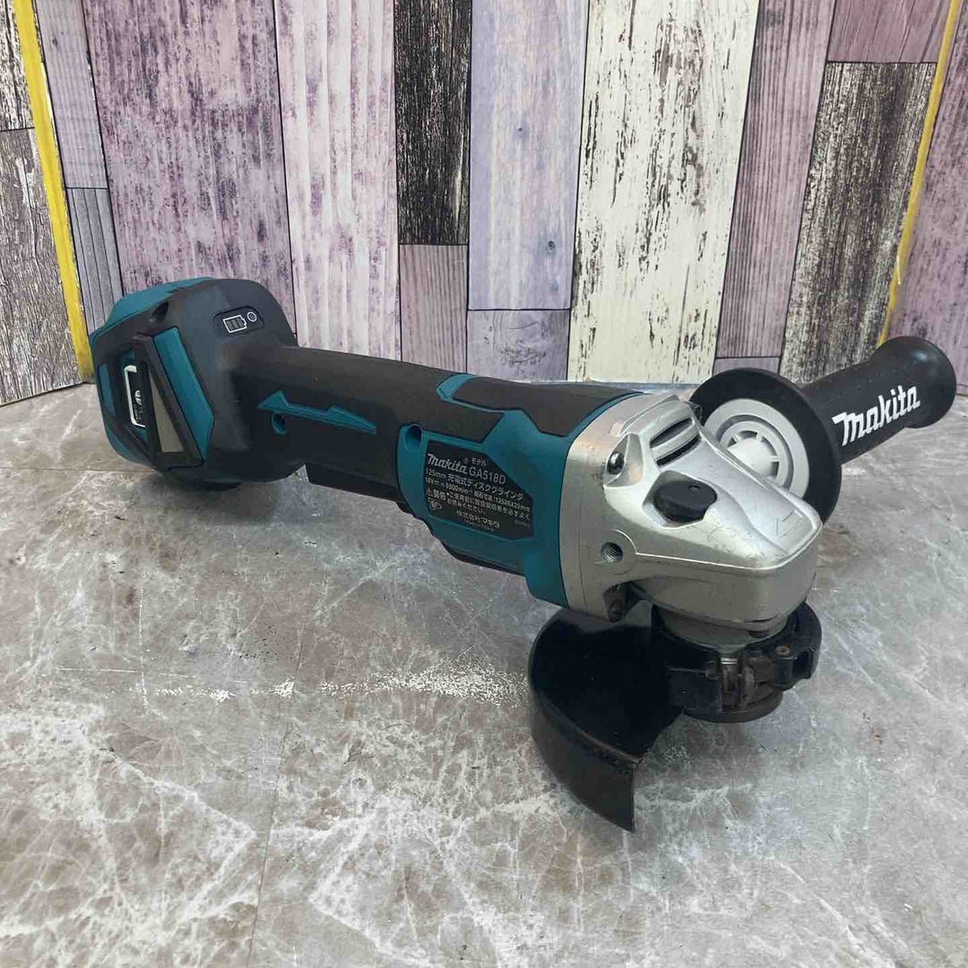 ☆マキタ(makita) 125mmコードレスディスクグラインダ GA518DZ【八潮店】