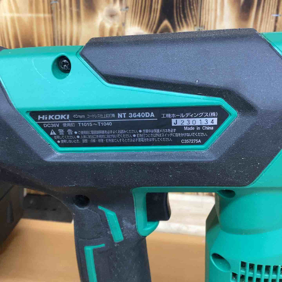 ★ハイコーキ(HIKOKI ※旧:日立工機) コードレスフィニッシュネイラ NT3640DA(XPZ)【越谷店】