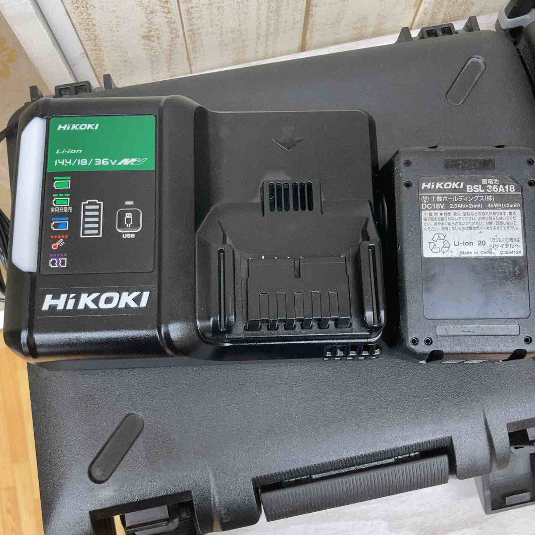 ☆ハイコーキ(HIKOKI ※旧:日立工機) コードレスインパクトドライバー WH36DA(2XP)(BP)【柏店】
