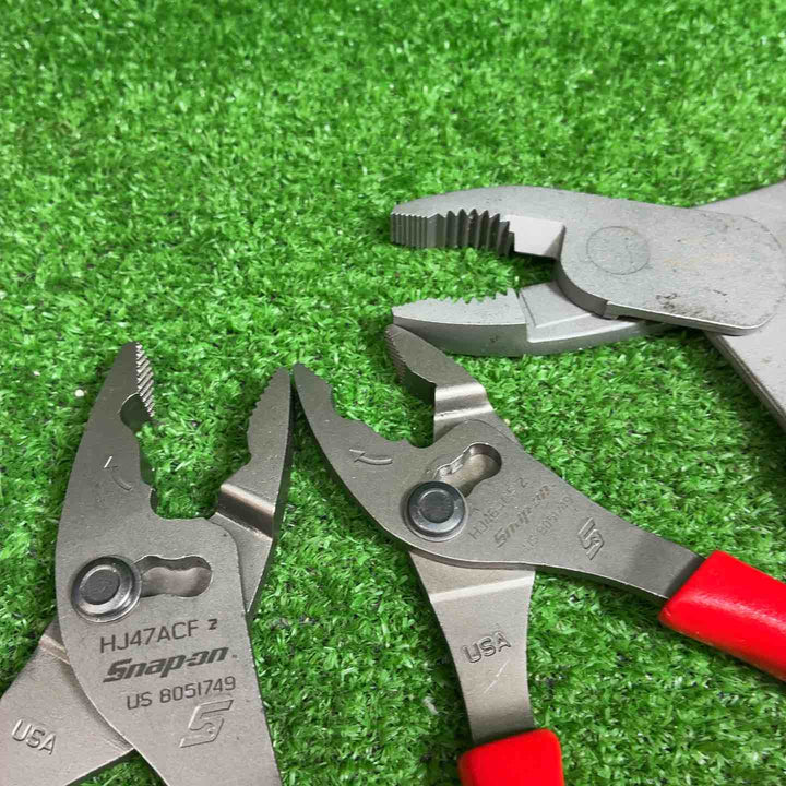 Snap-on フランクジョースリップジョイントプライヤー HJ46ACF、コンビネーションプライヤー HJ47ACF、ハイレバレージコンビネーションプライヤーHL138ACP【藤沢店】