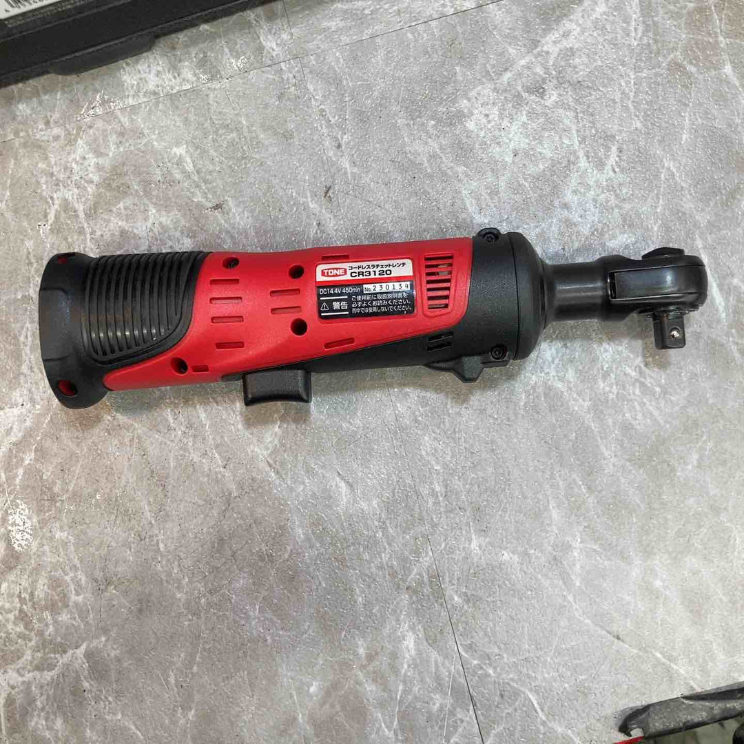 トネ (TONE) コードレスラチェットレンチ CR3120 14.4V 差込角9.5mm【八潮店】