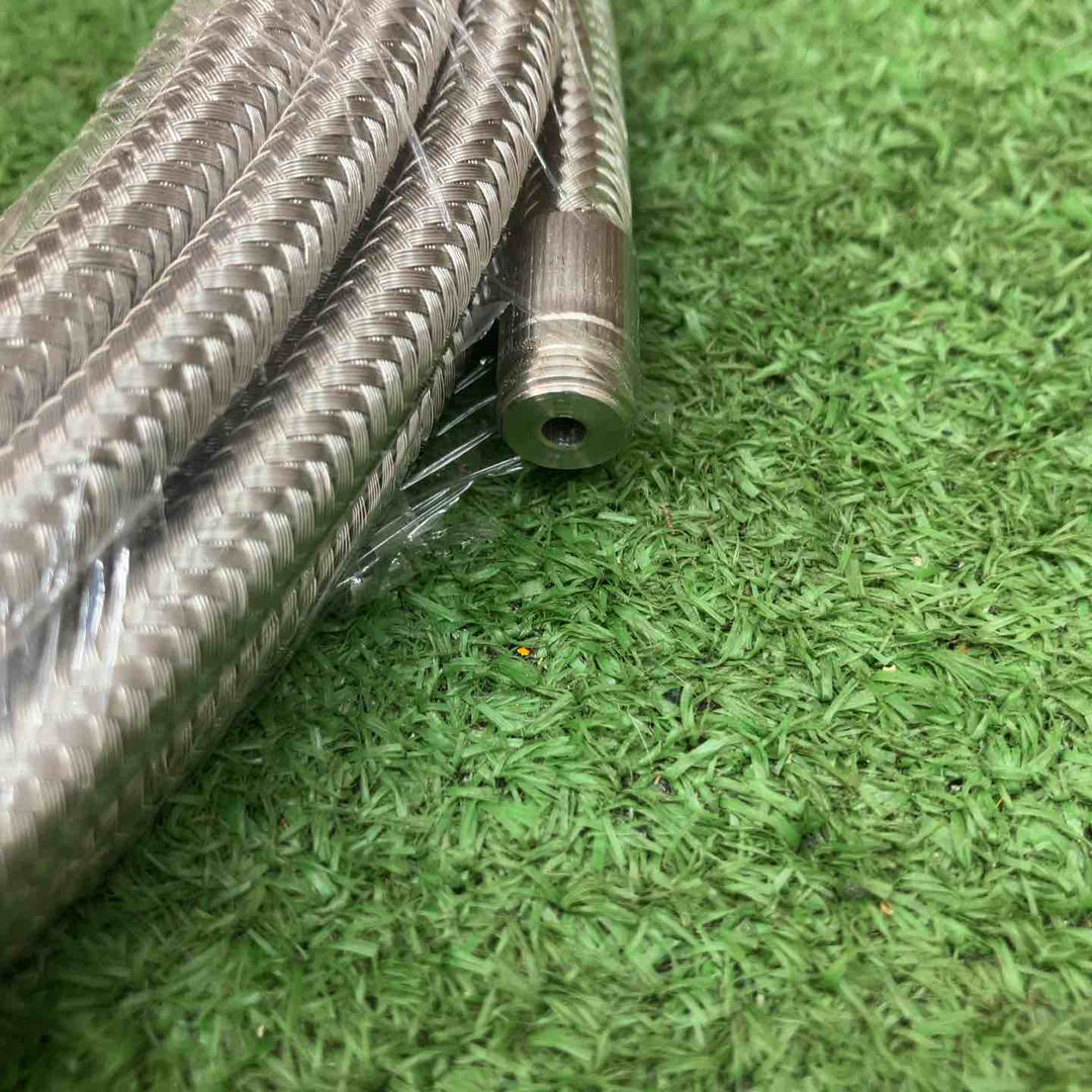 メーカー不明 高圧洗浄ワイヤーホース 4.5×10ｍ 1/4-1/8【川越店】