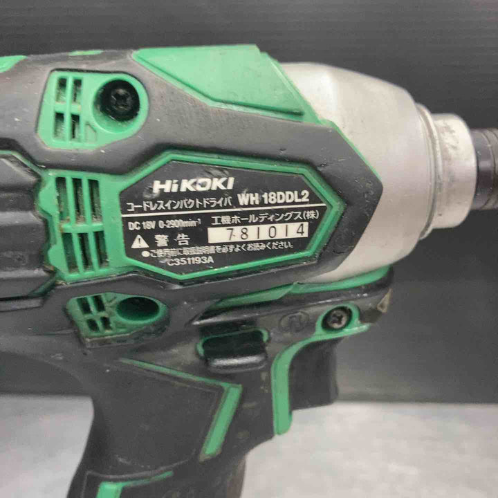 【中古品】 ハイコーキ(HIKOKI ※旧:日立工機) 18V コードレスインパクトドライバー WH18DDL2(2LXPK)(L) フルセット 【東大和店】