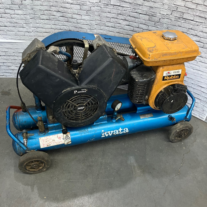 【店頭受取り限定】◇アネスト岩田 IWATA 3馬力 エンジンコンプレッサ SUE-222PB【川口店】