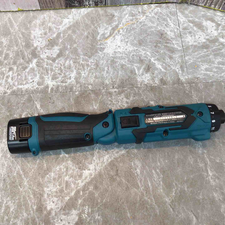 【未使用品】★マキタ makita 7.2V コードレスドリルドライバー DF012DSHX バッテリー2個付【八潮店】
