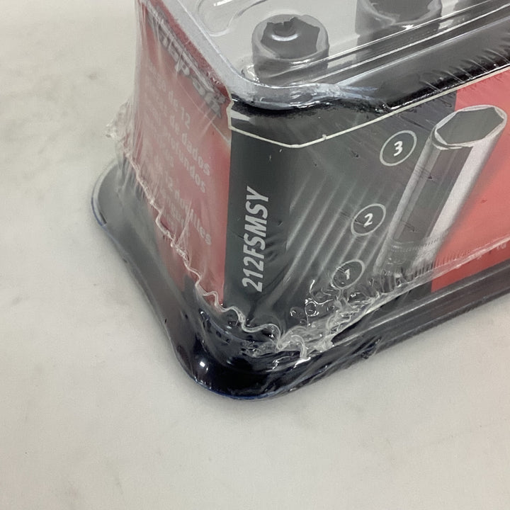 ★スナップオン(Snap-on) 3/8"セミディープソケットセット 212FSMSY【狭山】