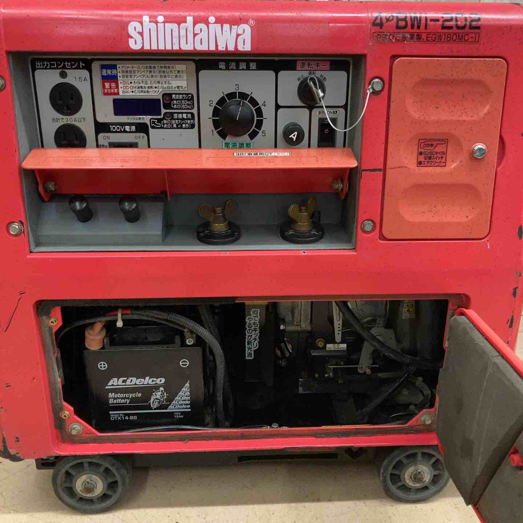 【中古品/店頭受取り限定】 新ダイワ(shindaiwa) エンジンウェルダーEGW180MC-i 溶接機【東大和店】