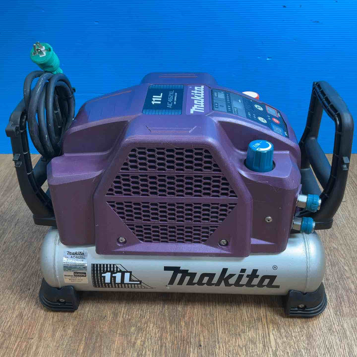 ◇マキタ(makita) 高圧・常圧兼用エアコンプレッサー AC462XLAP 限定色 オーセンティックパープル ※点検ランプ点灯【岩槻店】