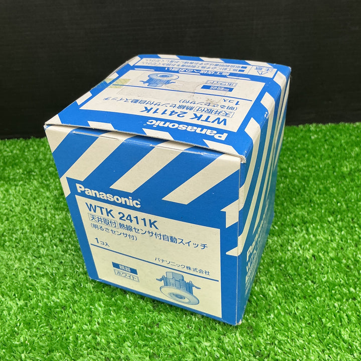 Panasonic 天井取付熱線センサ付自動スイッチ(親器)ホワイト WTK2411K【電材館越谷店】