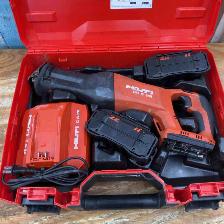 ヒルティ(HILTI) コードレスレシプロソー SR 6-22【柏店】