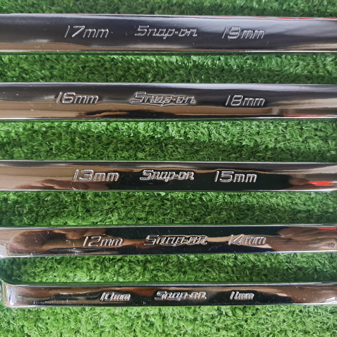 【美品】スナップオン(Snap-on) オフセットメガネレンチセット XOM605 60° 10mm-19mm 5pc【岩槻店】