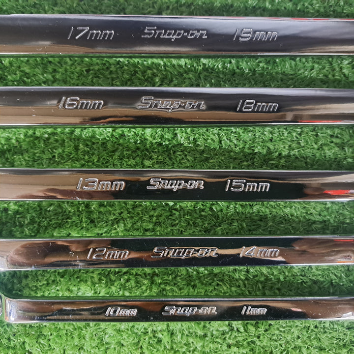 【美品】スナップオン(Snap-on) オフセットメガネレンチセット XOM605 60° 10mm-19mm 5pc【岩槻店】
