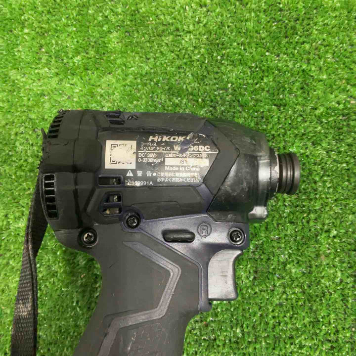 ★ハイコーキ(HIKOKI ※旧:日立工機) コードレスインパクトドライバー WH36DC(NND)【草加店】