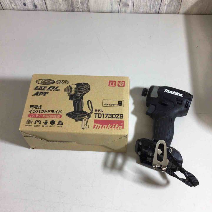 ★マキタ(makita) コードレスインパクトドライバー TD173DZB ブラック 黒【戸田店】