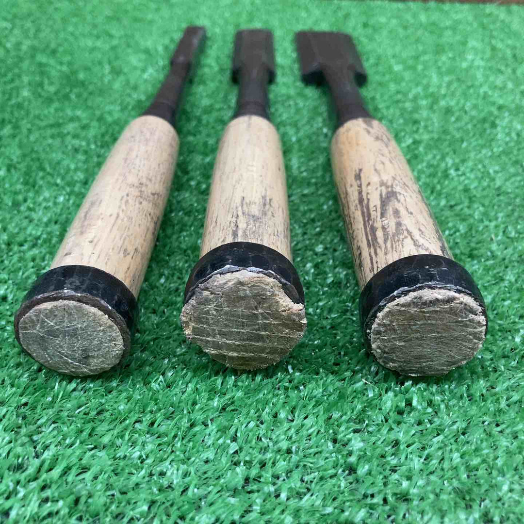 【中古現状品】 鑿 のみ 舞鶴 銘 3本組 【鴻巣店】
