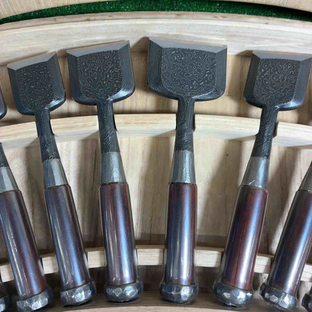 【未使用品/店頭受取り限定】  【田斎】鑿 17本組 【藤沢店】