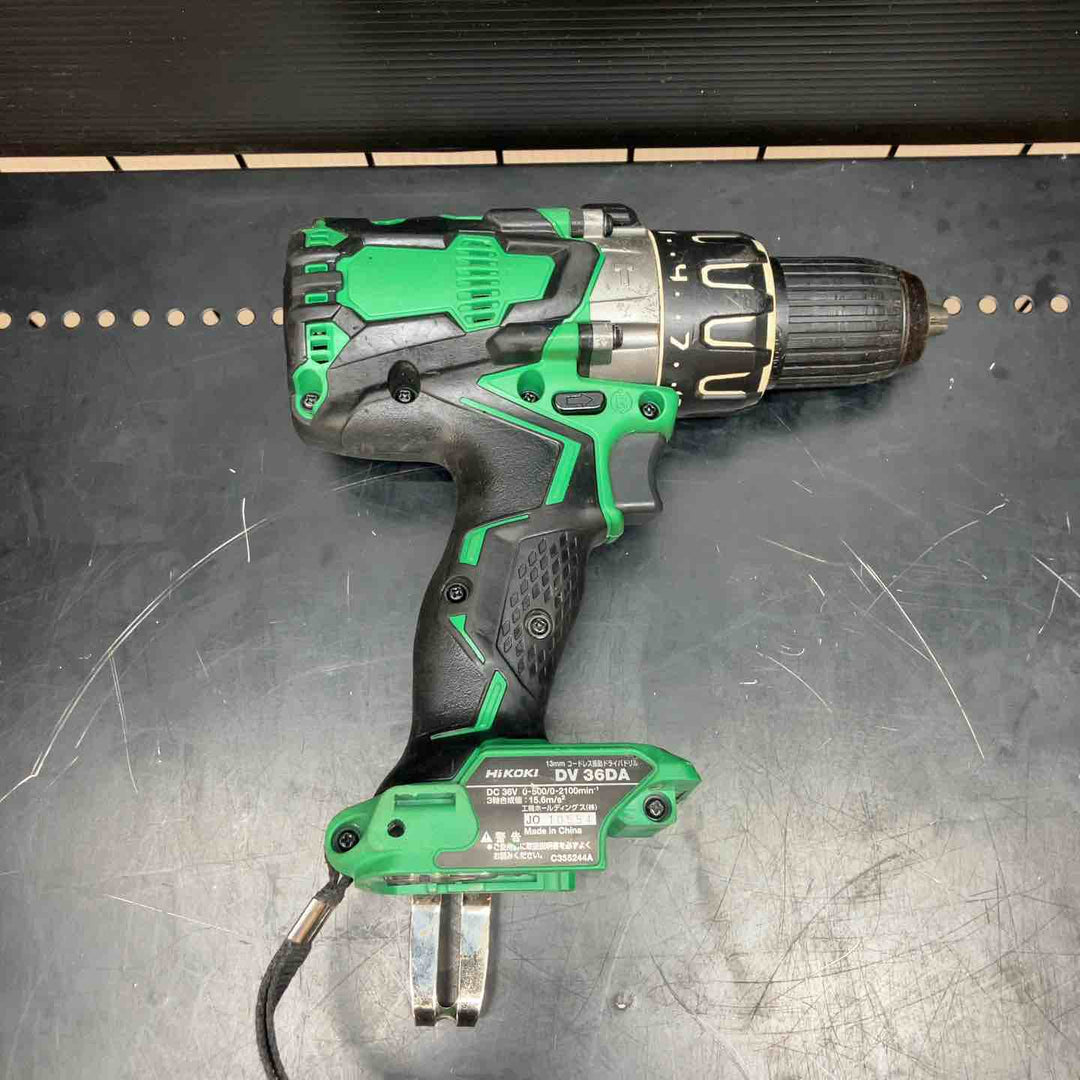 ☆ハイコーキ(HIKOKI ※旧:日立工機) コードレス振動ドリルドライバー DV36DA(NN)【川越店】