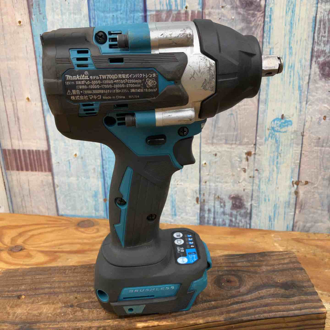 【中古品】★マキタ makita コードレスインパクトレンチ TW700DRGX 18V バッテリー2個 充電器付き セット【柏店】