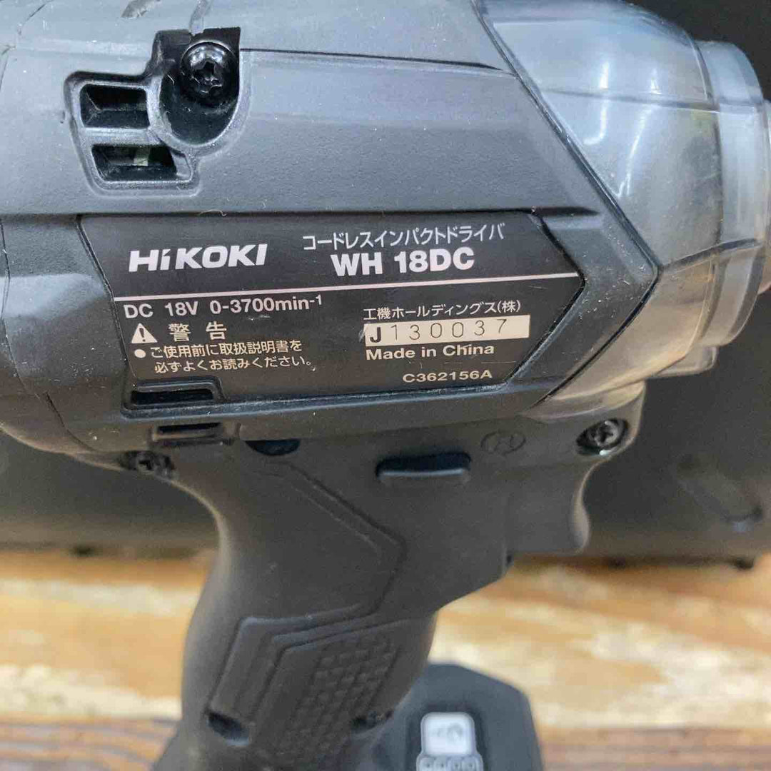 ☆ハイコーキ(HIKOKI ※旧:日立工機) コードレスインパクトドライバー WH18DC(XCB)【柏店】