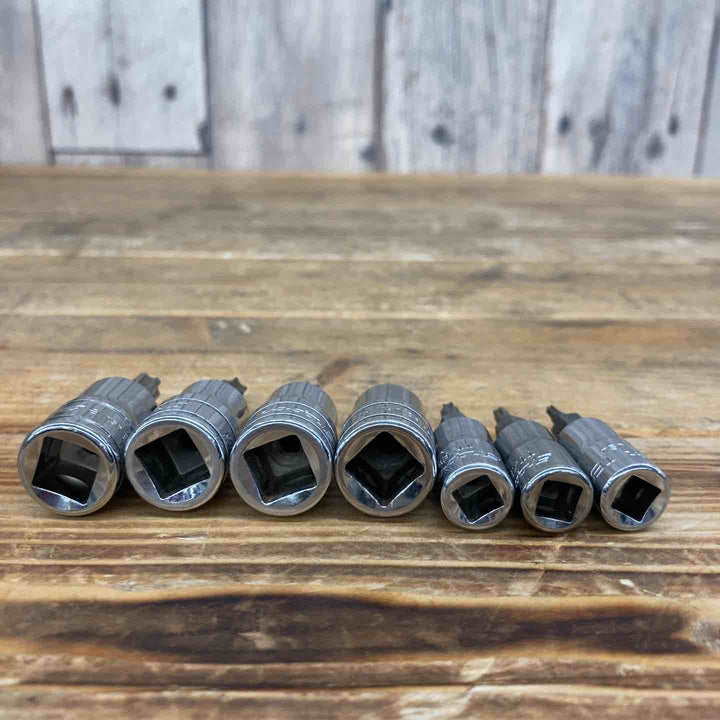 【中古品】 スナップオン(Snap-on) ソケットまとめ トルクス ヘックス TMAM5E・FTX27TPEなど  計11個セット ブランド 六角 3/8 1/4 【東大和店】