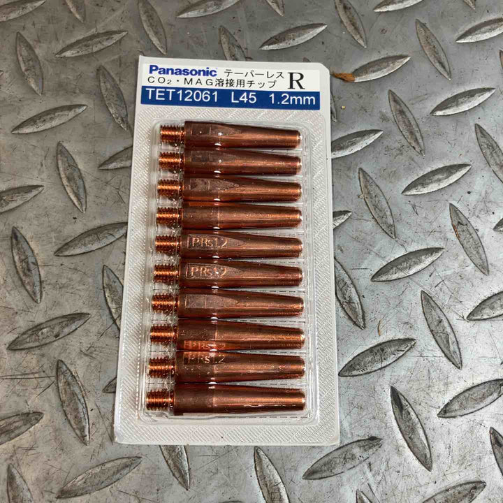 Panasonic パナソニック CO2・MAG溶接用チップ L45 1.2mm TET12061 R 100個入り【草加店】