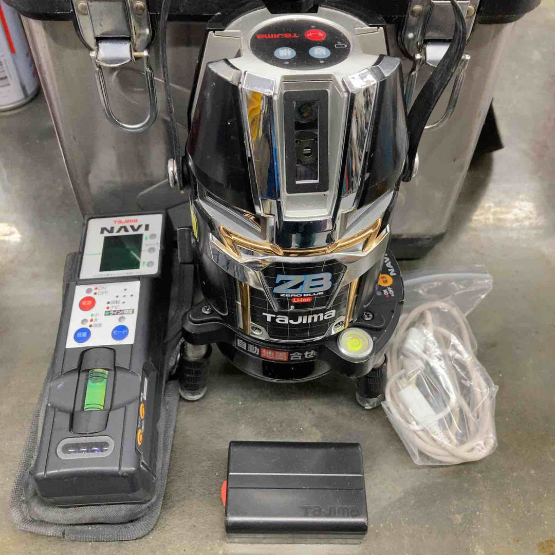 ◇タジマ(TAJIMA) レーザー墨出し器 NAVIゼロブルー リチウム KJC ZEROBLN-KJC 矩十字・横全周【戸田店】