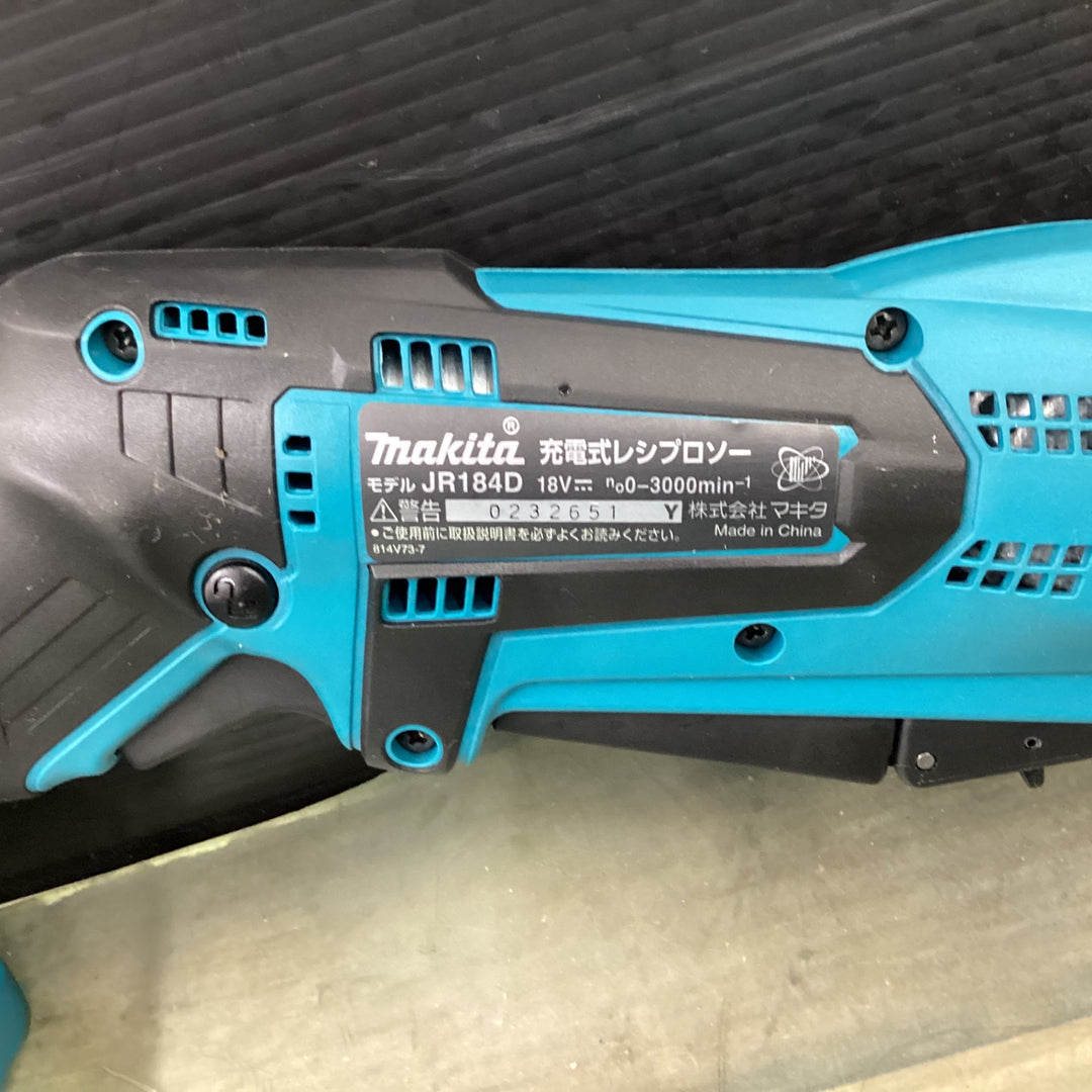 マキタ(makita) コードレスレシプロソー JR184DZ 【東大和店】