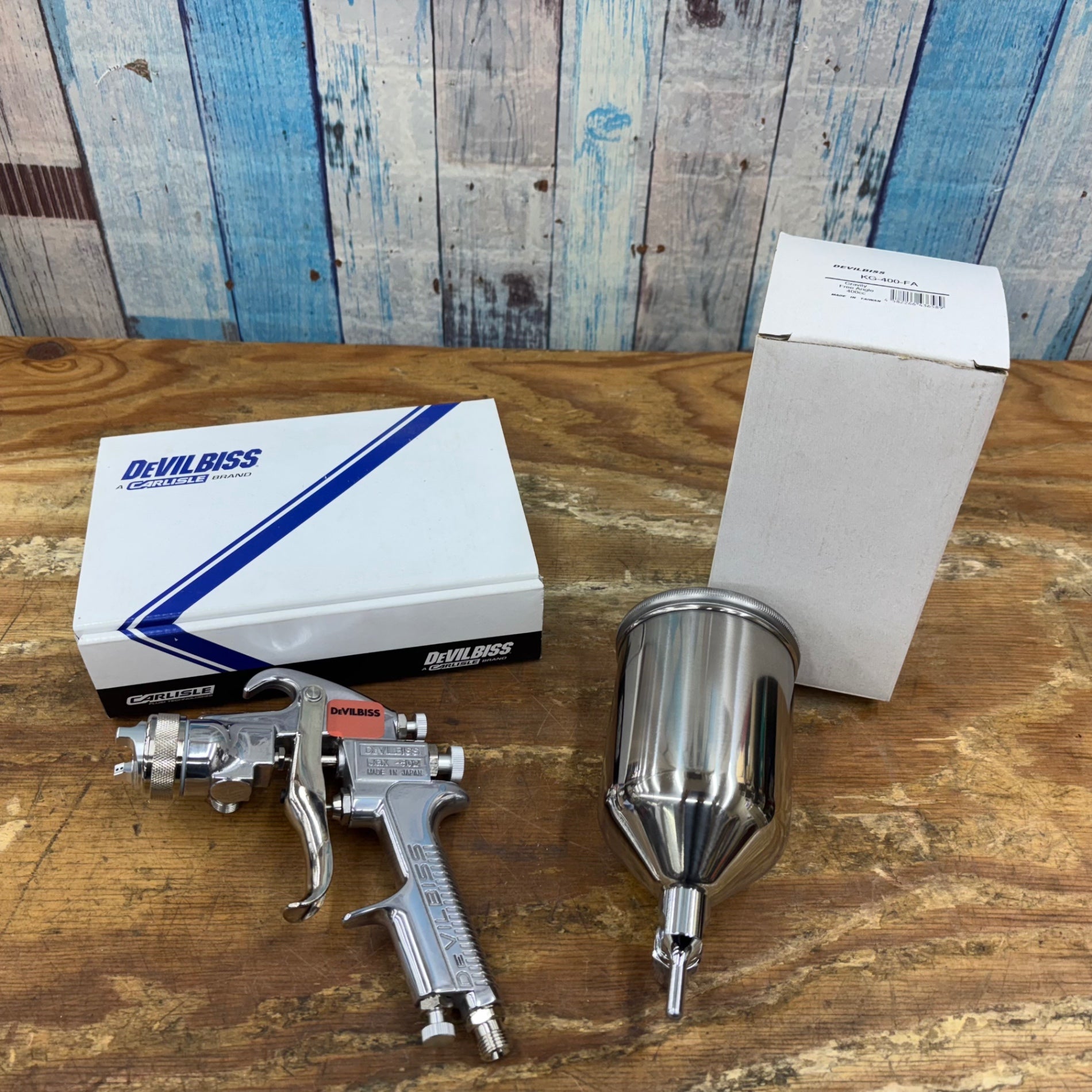 デビルビス スプレーガン&カップセット JGX-502-143-FF(G)-MR KG-400