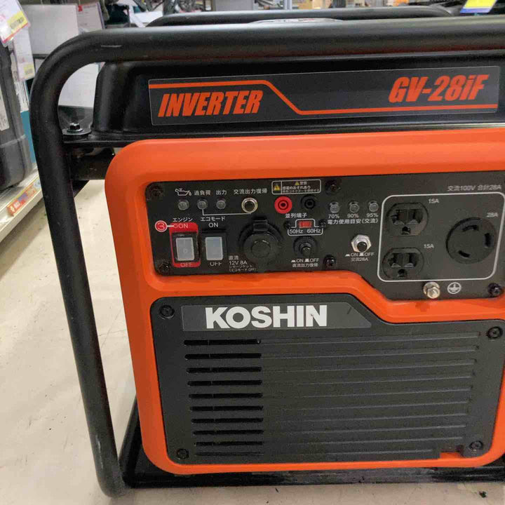 特価送料無料！【中古美品】工進KOSHINガソリン発電機GV-28iF【町田店】