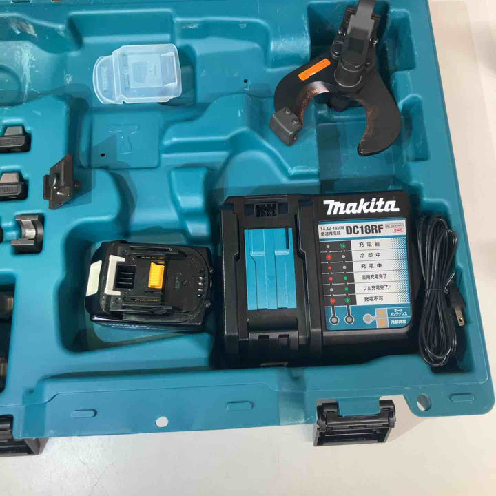 【美品】★マキタ(makita) コードレス圧着機 TC300DRG 充電回数6回　ゴム一個欠品 , ケーブルカッター付き【150AT50YC】【戸田店】