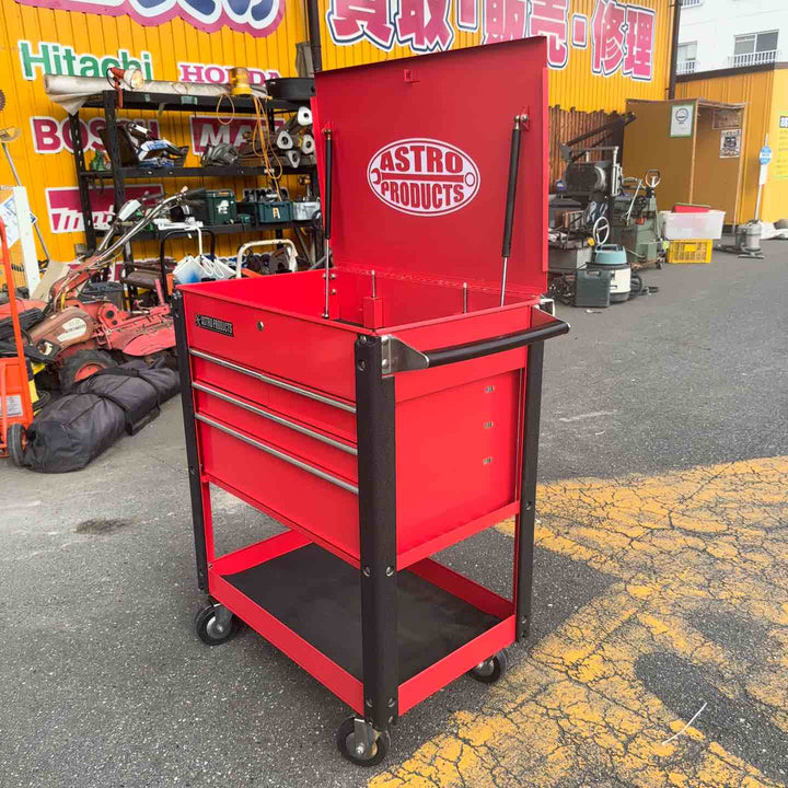 【店頭受取り限定】アストロプロダクツ 4段引き出し付きツールワゴン W930×D520×H1200mm【桶川店】