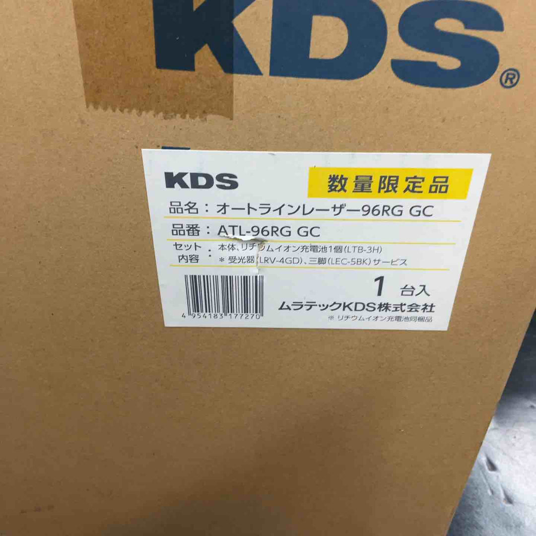 【未使用品】 ムラテック KDS レーザー墨出し器 ATL-96RG-GC 【藤沢店】