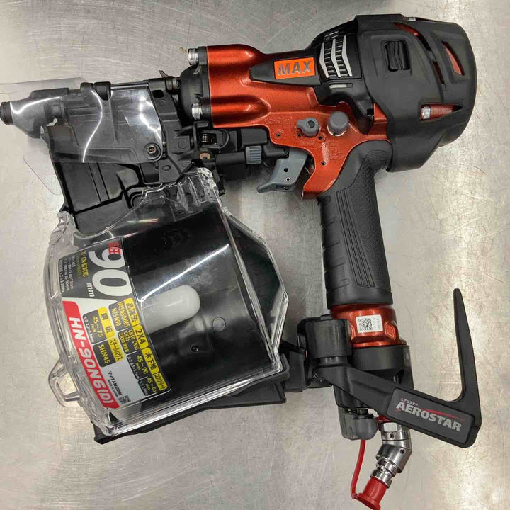 ★マックス(MAX) 高圧エア釘打ち機 HN-90N6(D)-R【所沢店】