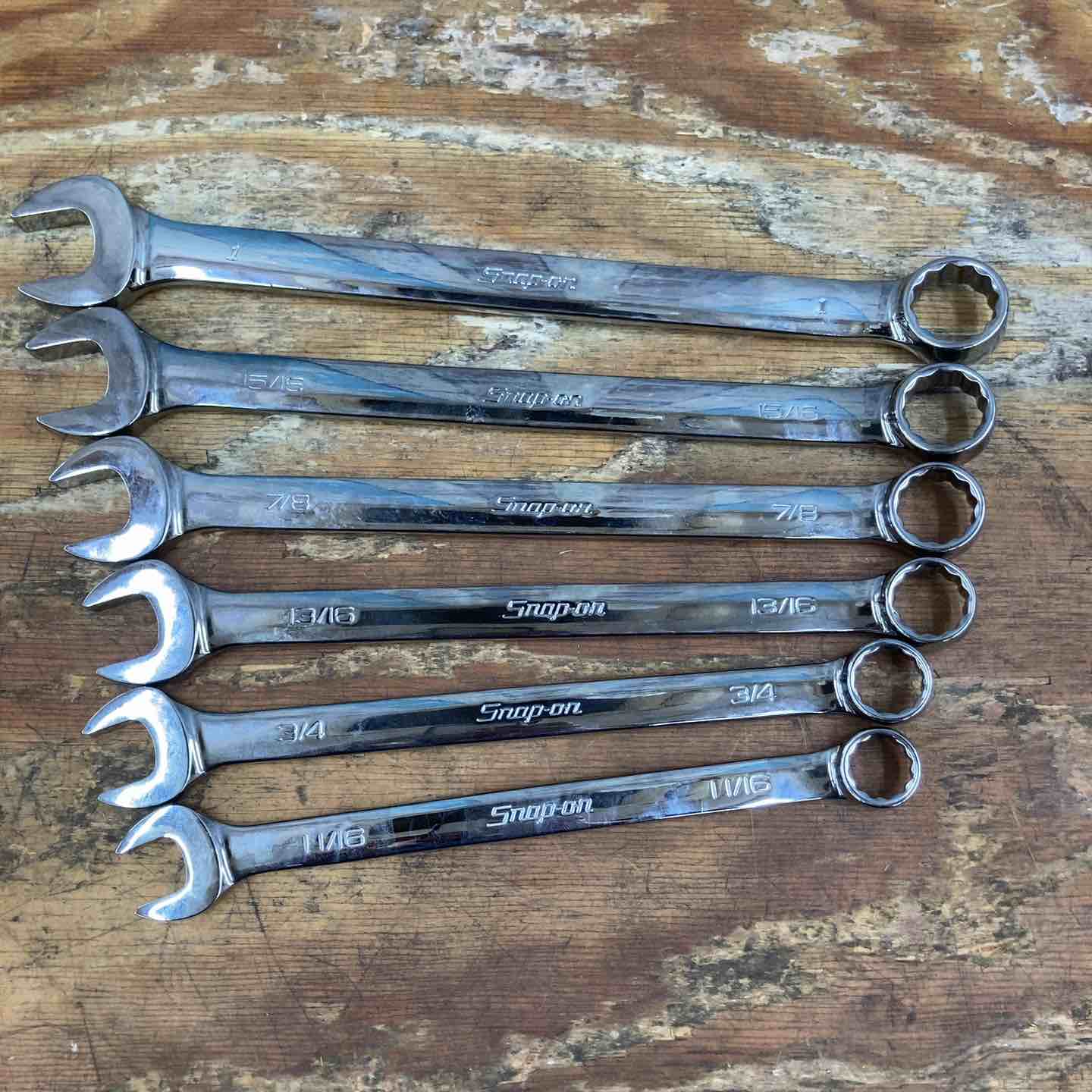 スナップオン(Snap-on) インチサイズ コンビネーションレンチ11本 OEX32B-OEX22B【柏店】 スナップオン(Snap-on) インチサイズ コンビネーションレンチ11本
