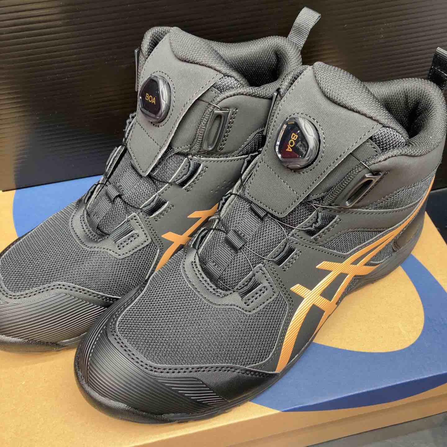 アシックス]安全靴/作業靴 ウィンジョブ CP214 BOA JSAA A種先芯 耐滑