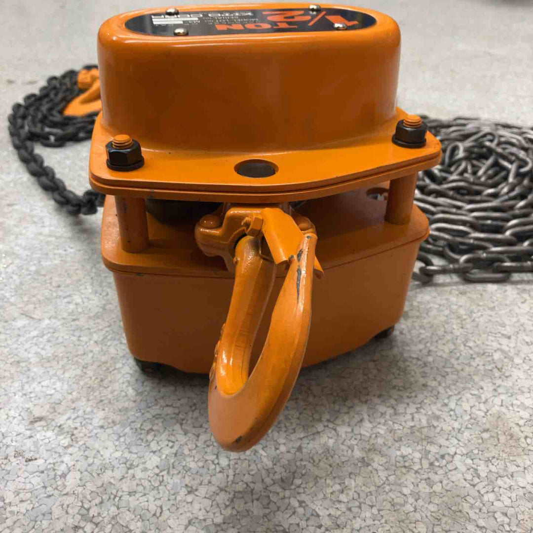 【中古品】キトー(KITO) マイティ M3形 チェーンブロック 1/2  0.5t【八潮店】