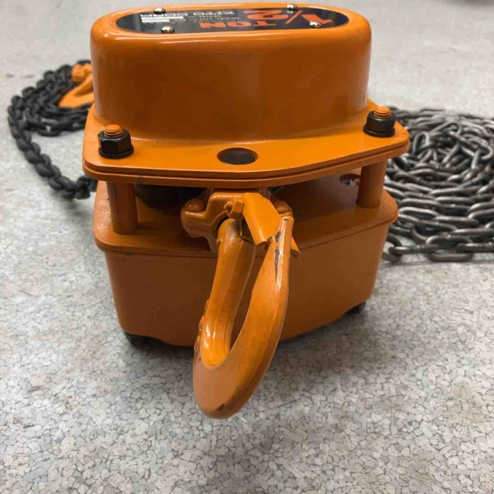 【中古品】キトー(KITO) マイティ M3形 チェーンブロック 1/2  0.5t【八潮店】