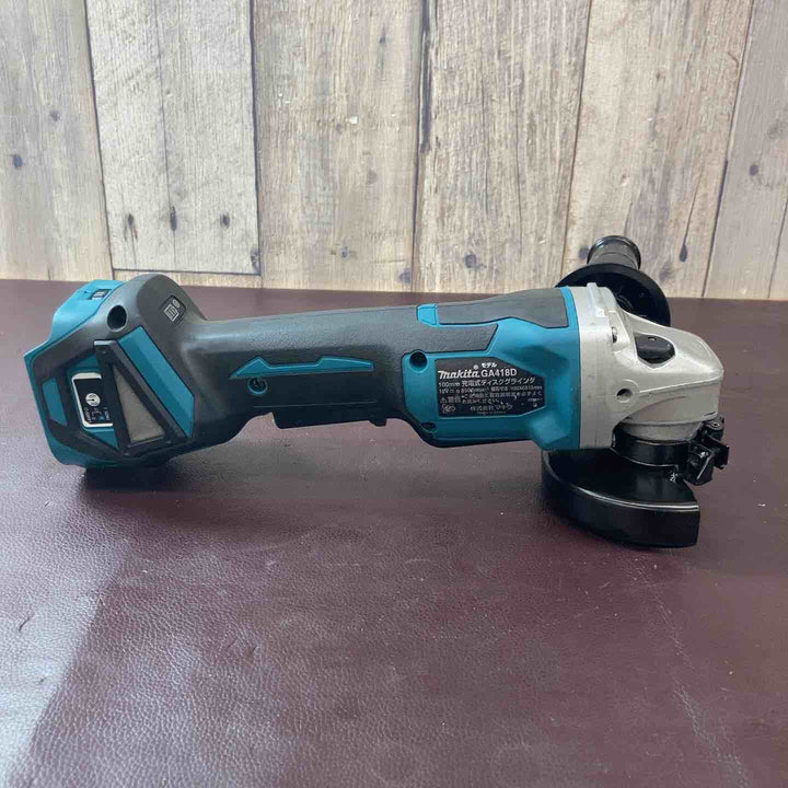 【中古品】マキタ(makita) 100mmコードレスディスクグラインダ GA418DZ 18V バッテリー1個付属【東大和店】