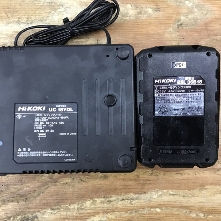 ★ハイコーキ(HIKOKI ※旧:日立工機) コードレスチップソーカッター CD3607DA(WP)【柏店】