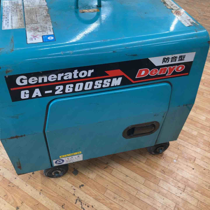 【店頭受取り限定】◇デンヨー(Denyo)  防音型 ガソリン発電機 GA-2600SSM【柏店】