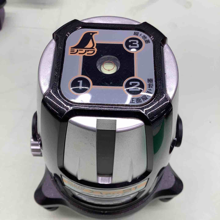 シンワ測定 レーザー墨出し器 Neo21 BRIGHT No.77354 縦・横・地墨 レーザーロボ ネオ ブライト 現状品につき保証なし ノークレームノーリターンでお願い致します【越谷店】