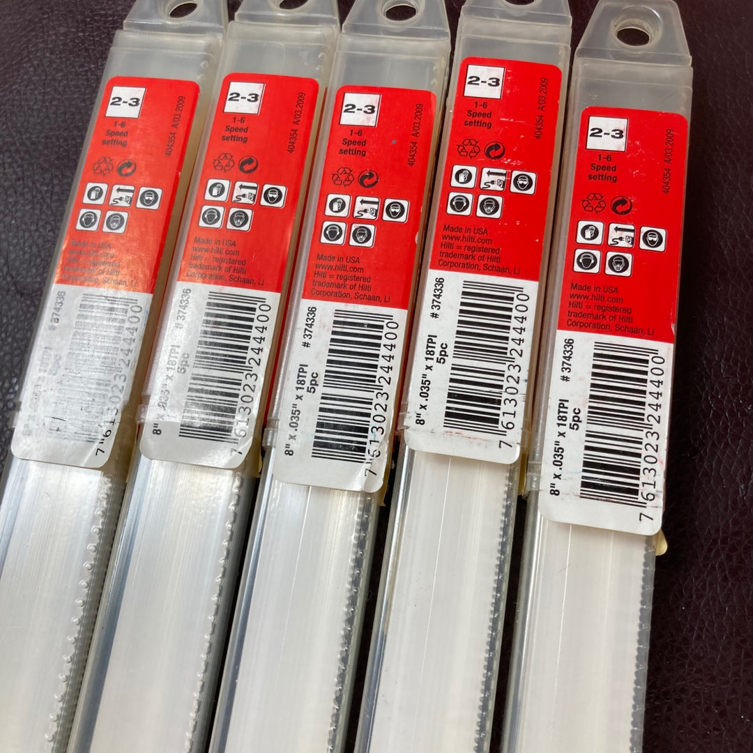 【未使用(店頭展示品)】ヒルティ(HILTI) レシプロソーブレード MB20 15個(75枚) 保管品【東大和店】