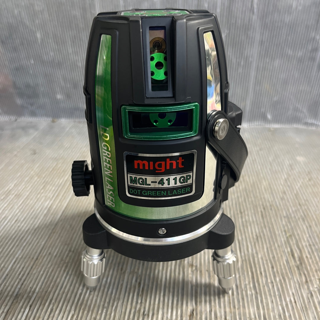 〇マイト工業(might) グリーンレーザー墨出し器 MGL-411GP 矩十字・横【草加店】