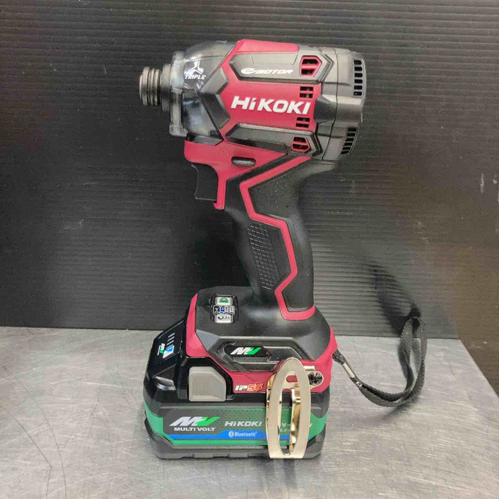 【中古美品】 ハイコーキ(HIKOKI ※旧:日立工機) 36V コードレスインパクトドライバー フレアレッド  WH36DC(2XPRSZ) 【東大和店】